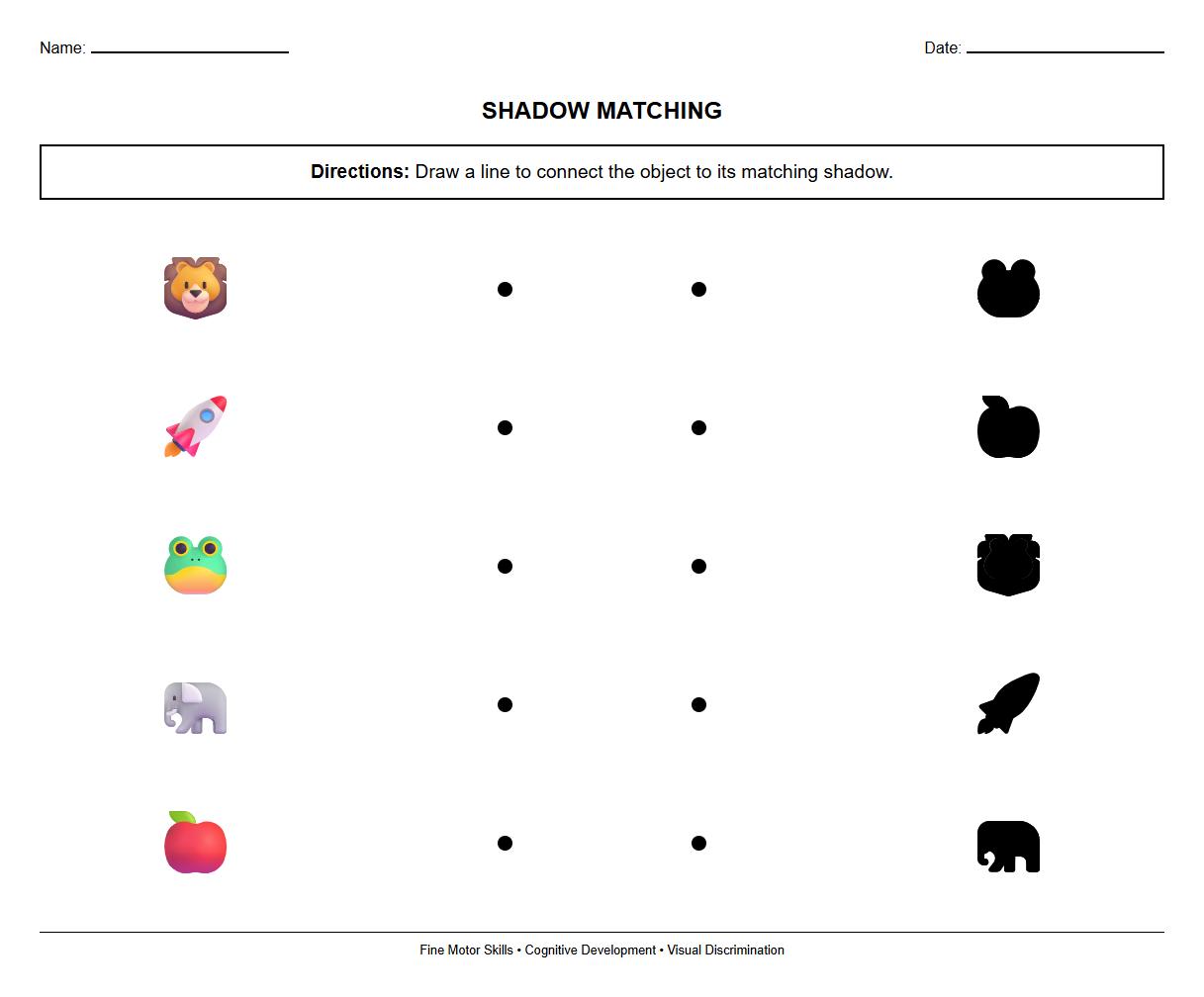Shadow Matching for Phonemic Awareness