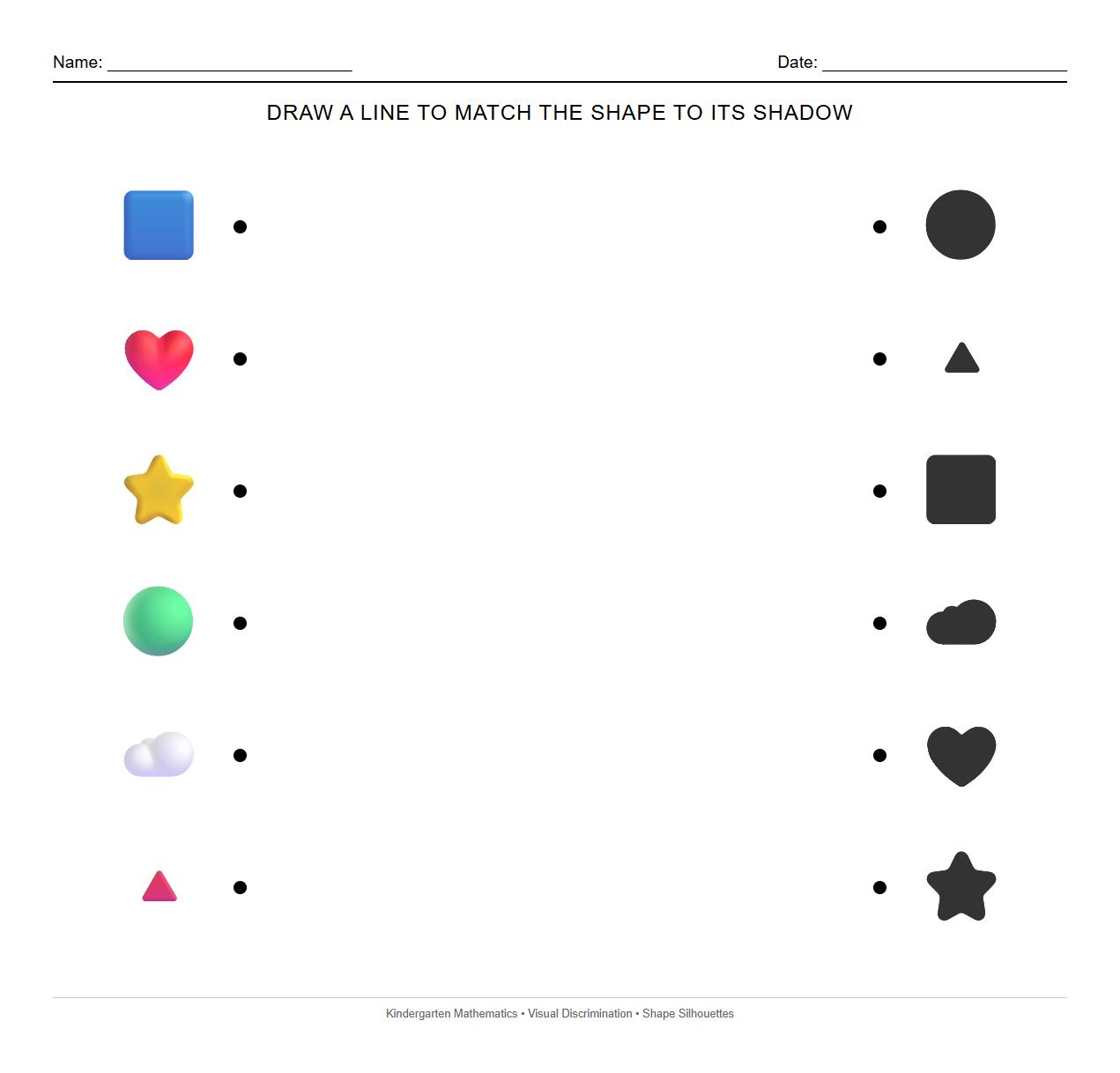 Visual Discrimination of Shape Silhouettes