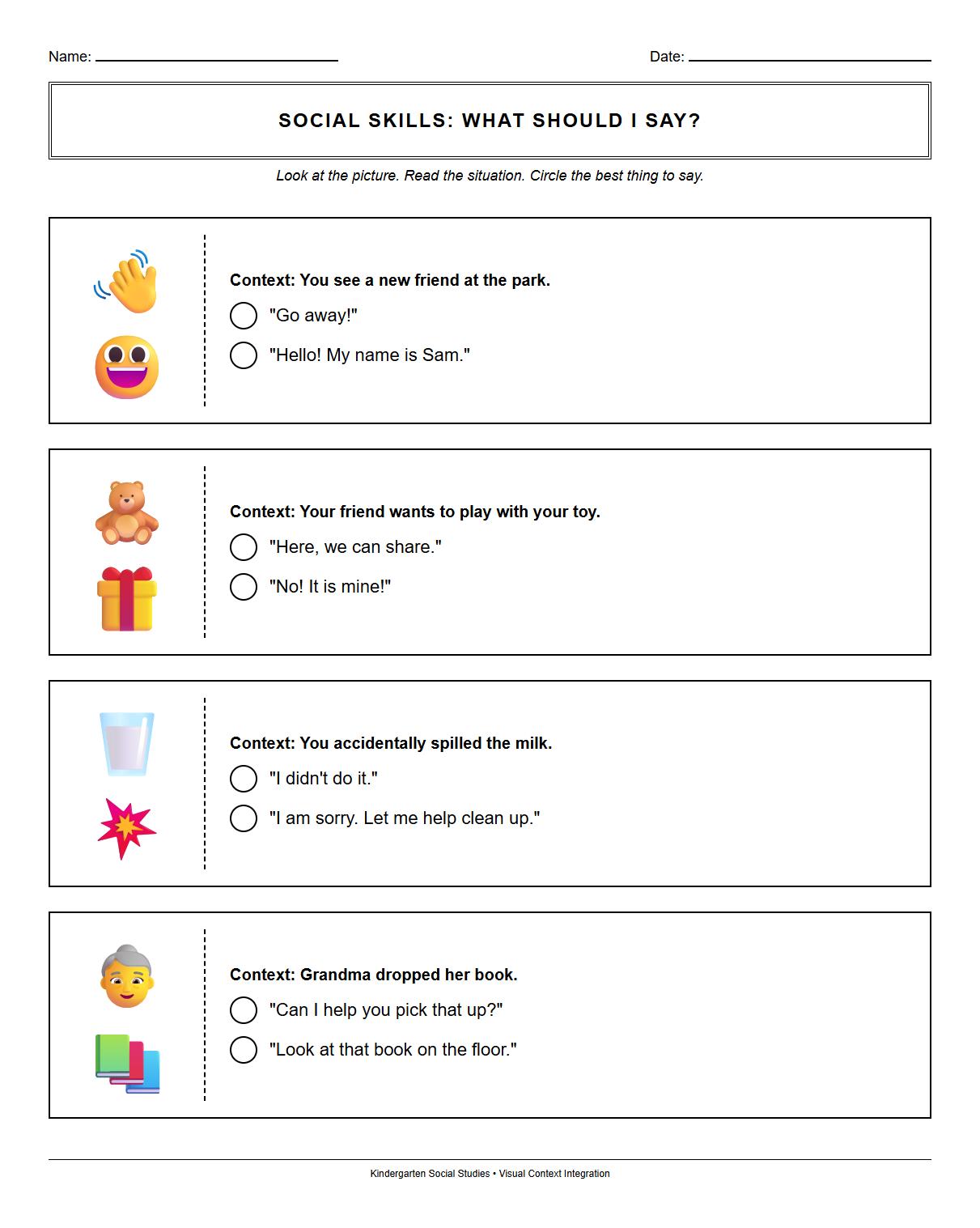 Dialogues with Picture Prompts for Visual Context Integration