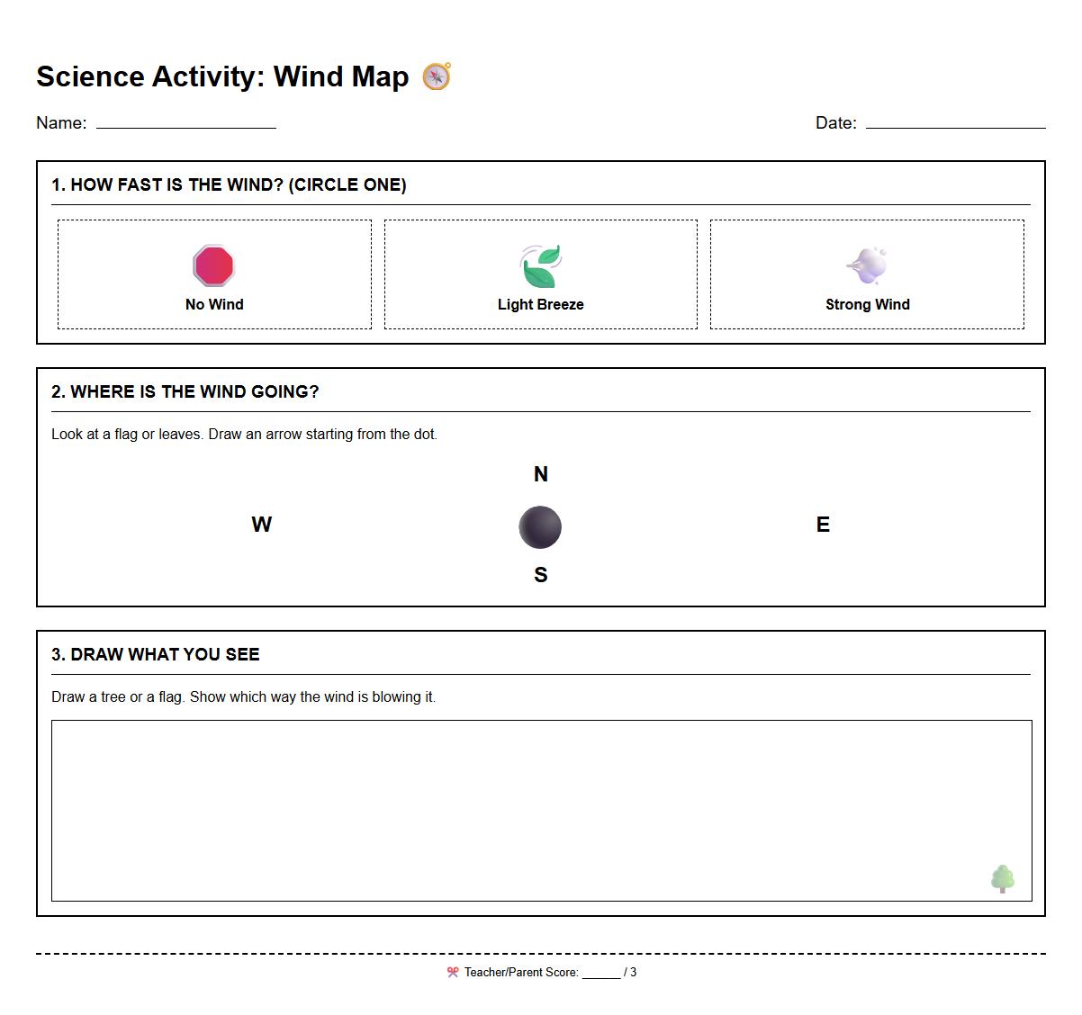 Wind Direction and Speed Mapping Activity