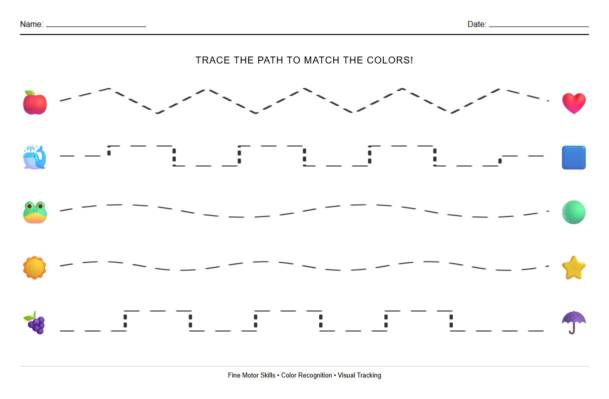 Color Matching Maze with Visual Discrimination