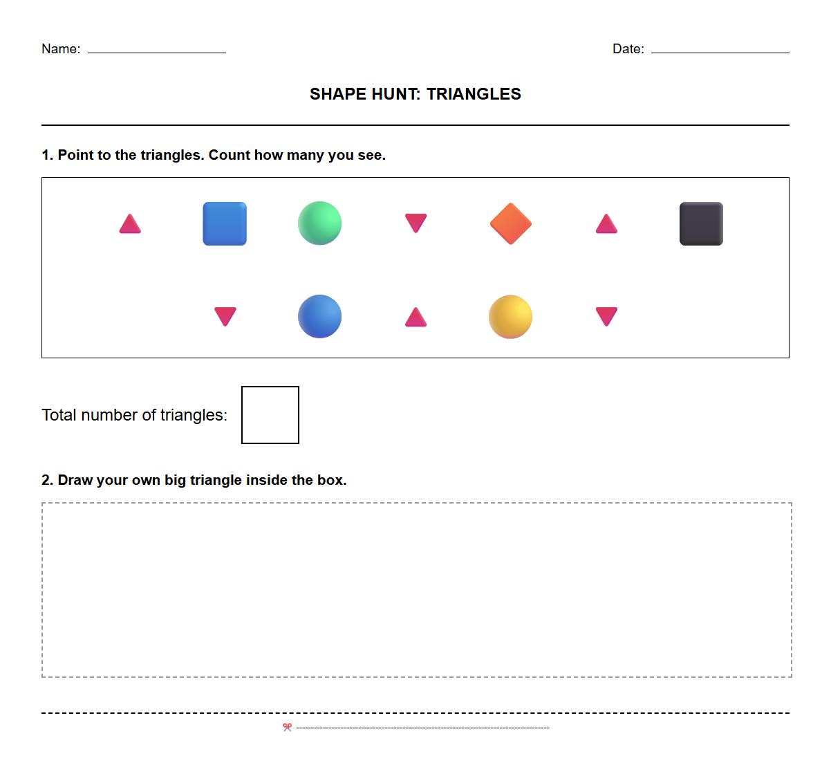 Triangle Identification and Counting Exercise