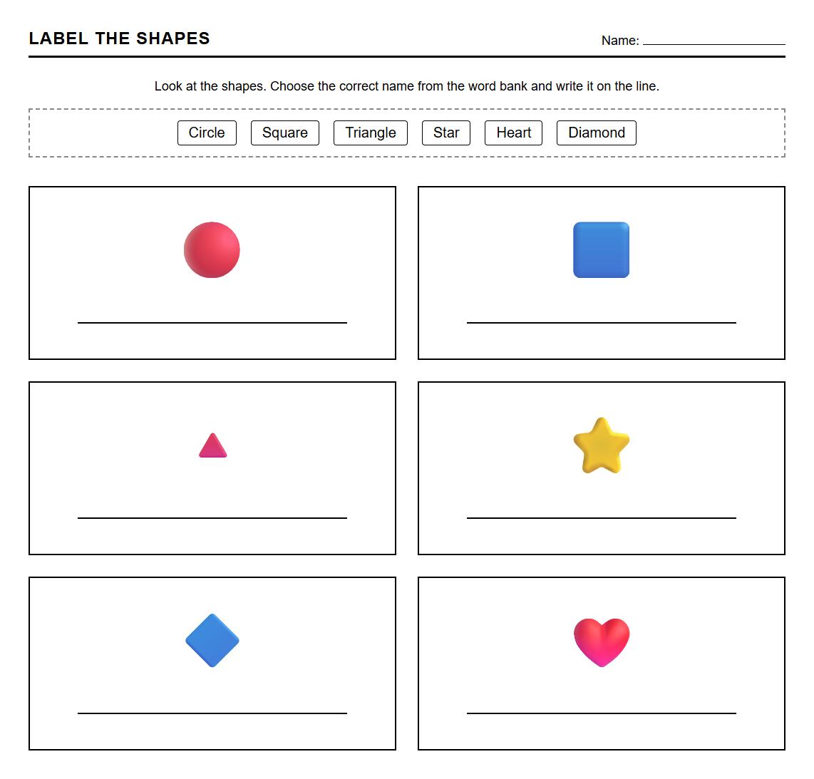 Semantic Field of Shapes Labeling Organizer