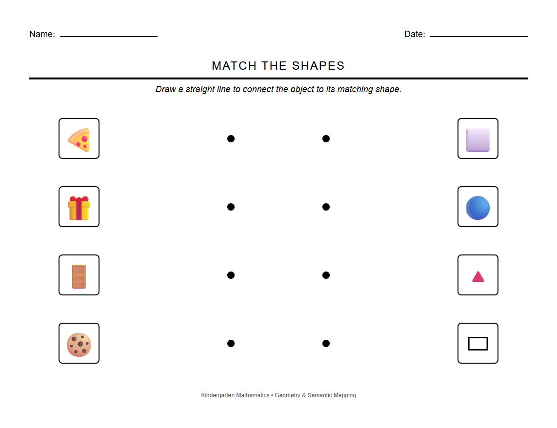 Semantic Mapping of Basic Shapes Exercise