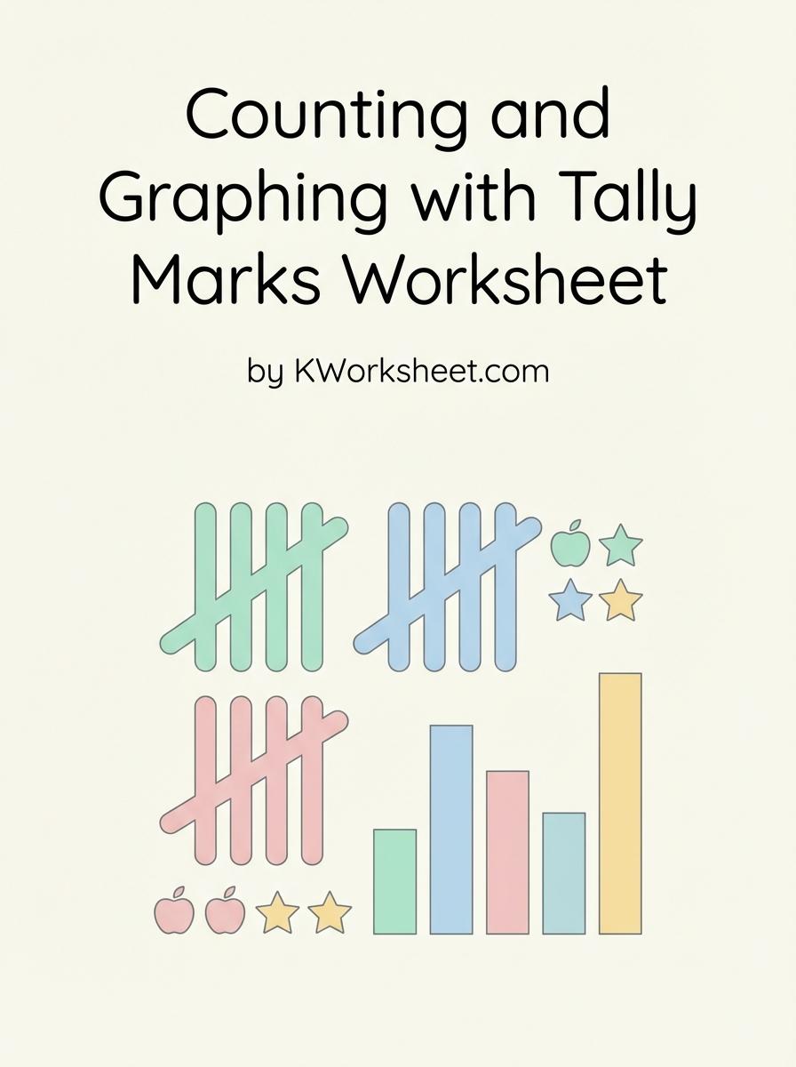 Counting and Graphing with Tally Marks Worksheet