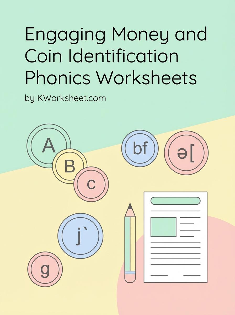Engaging Money and Coin Identification Phonics Worksheets