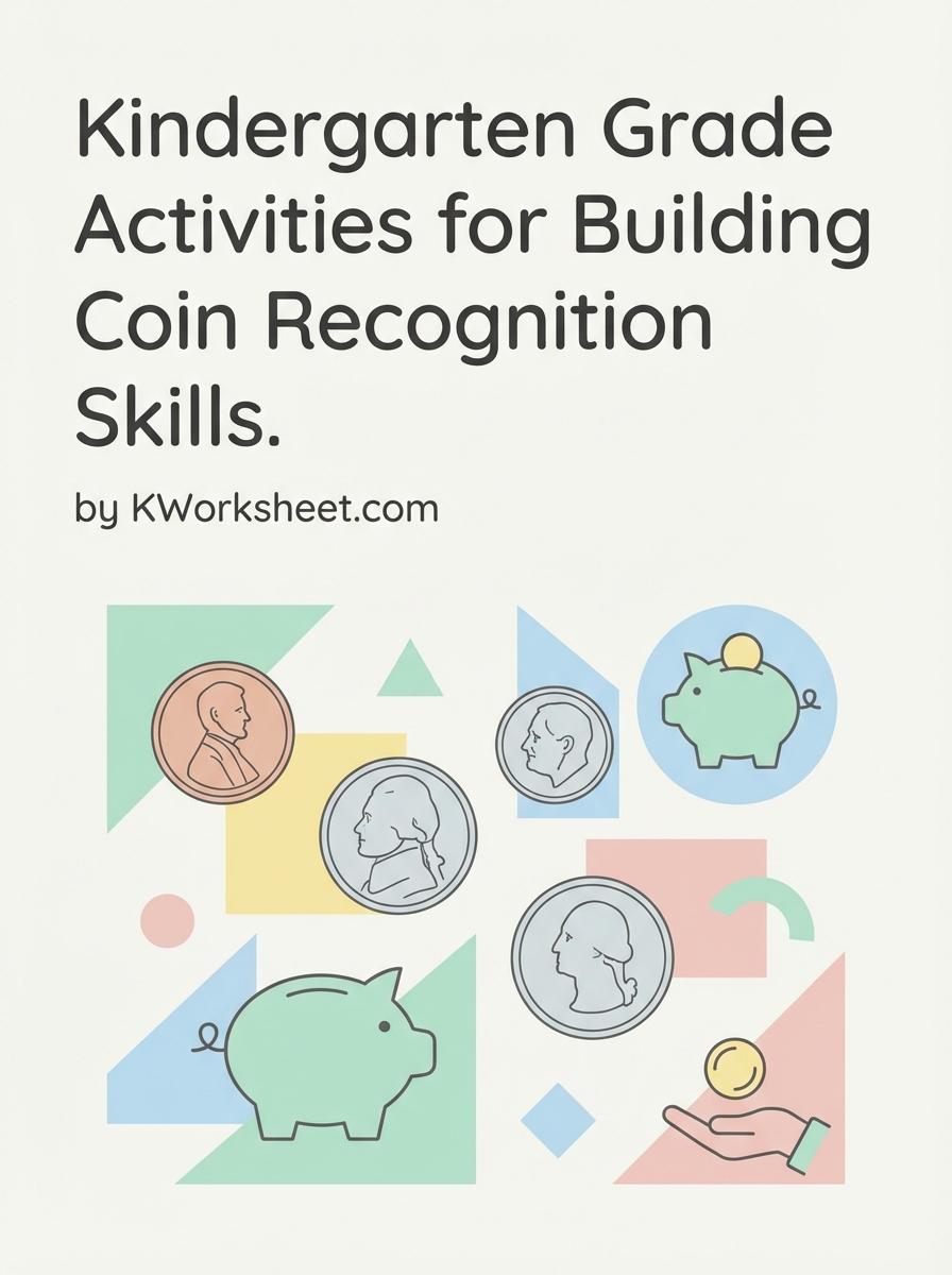Kindergarten Grade Activities for Building Coin Recognition Skills
