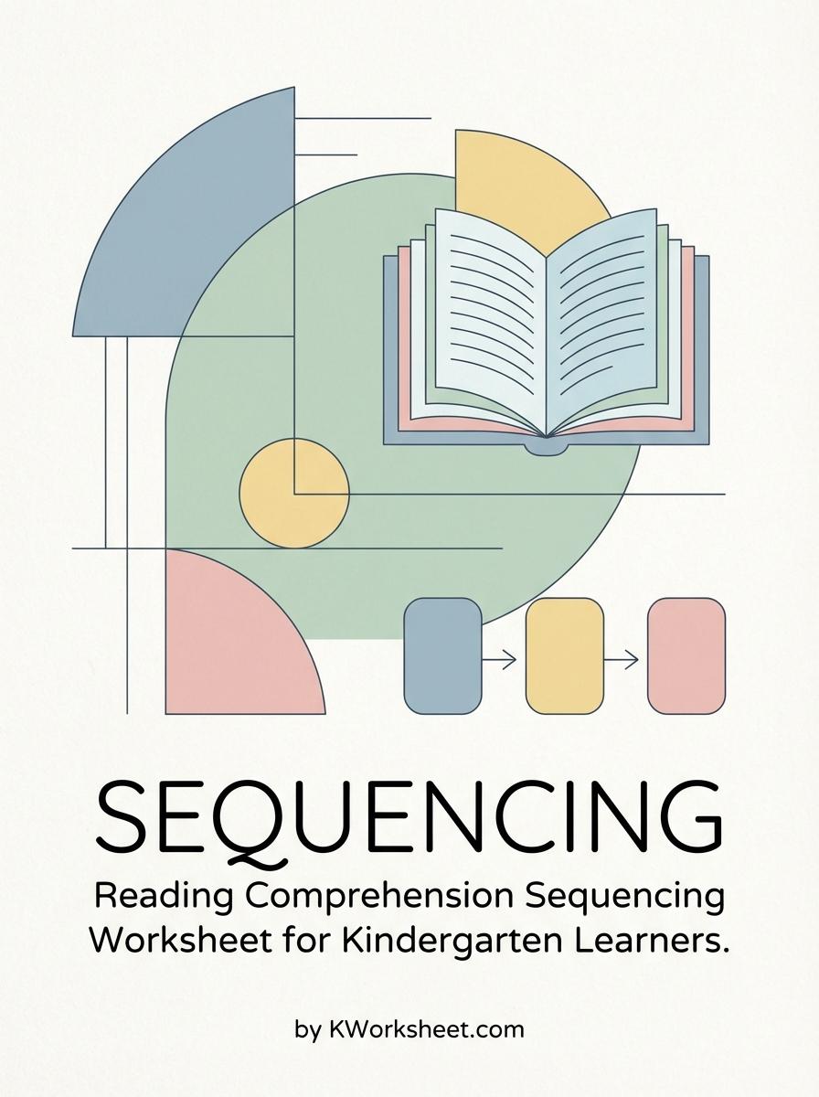 Reading Comprehension Sequencing Worksheet for Kindergarten Learners